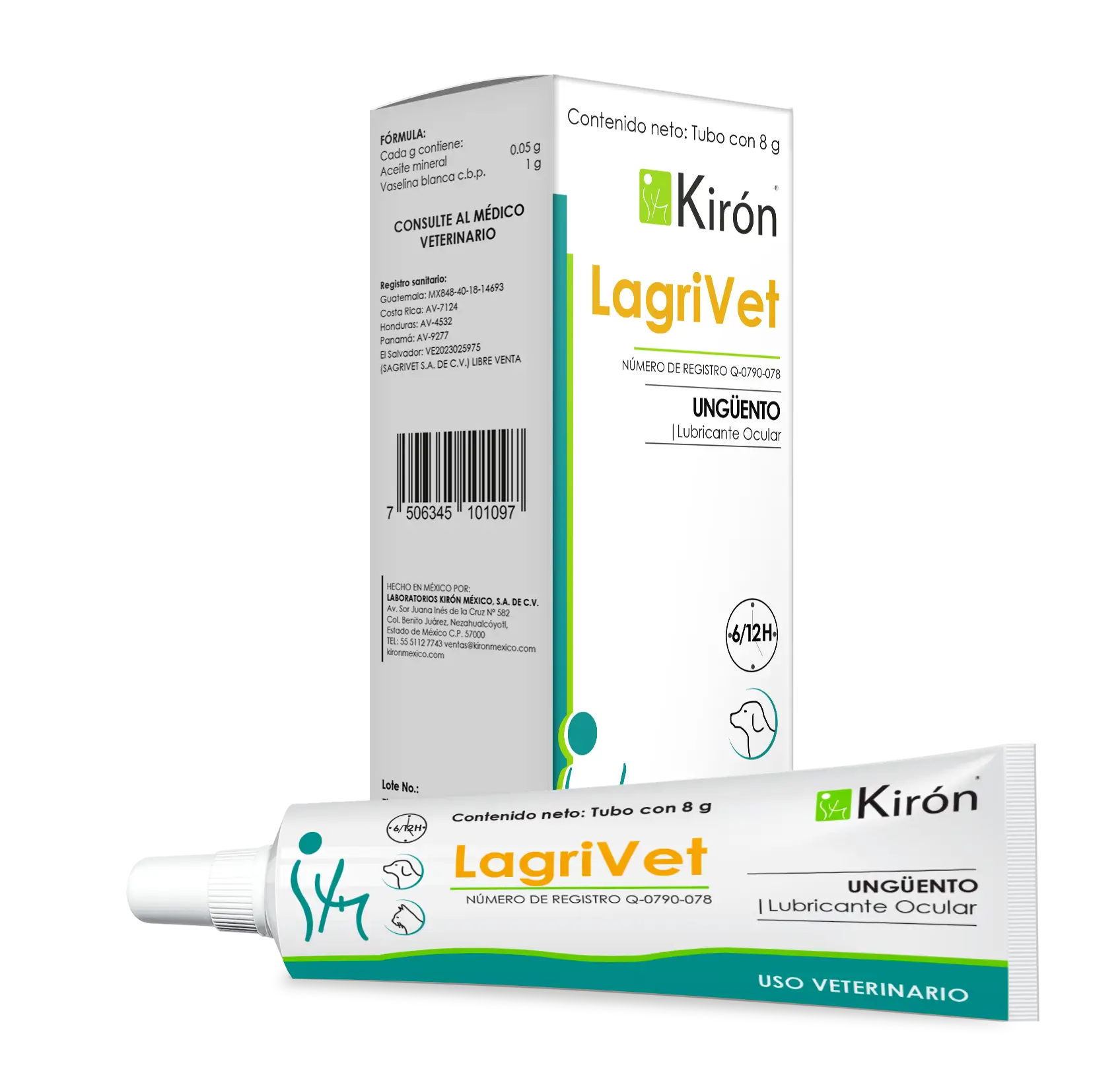 Lagrivet Lubricante Ocular 8 gr  ( Ungüento Solución Oftálmico )