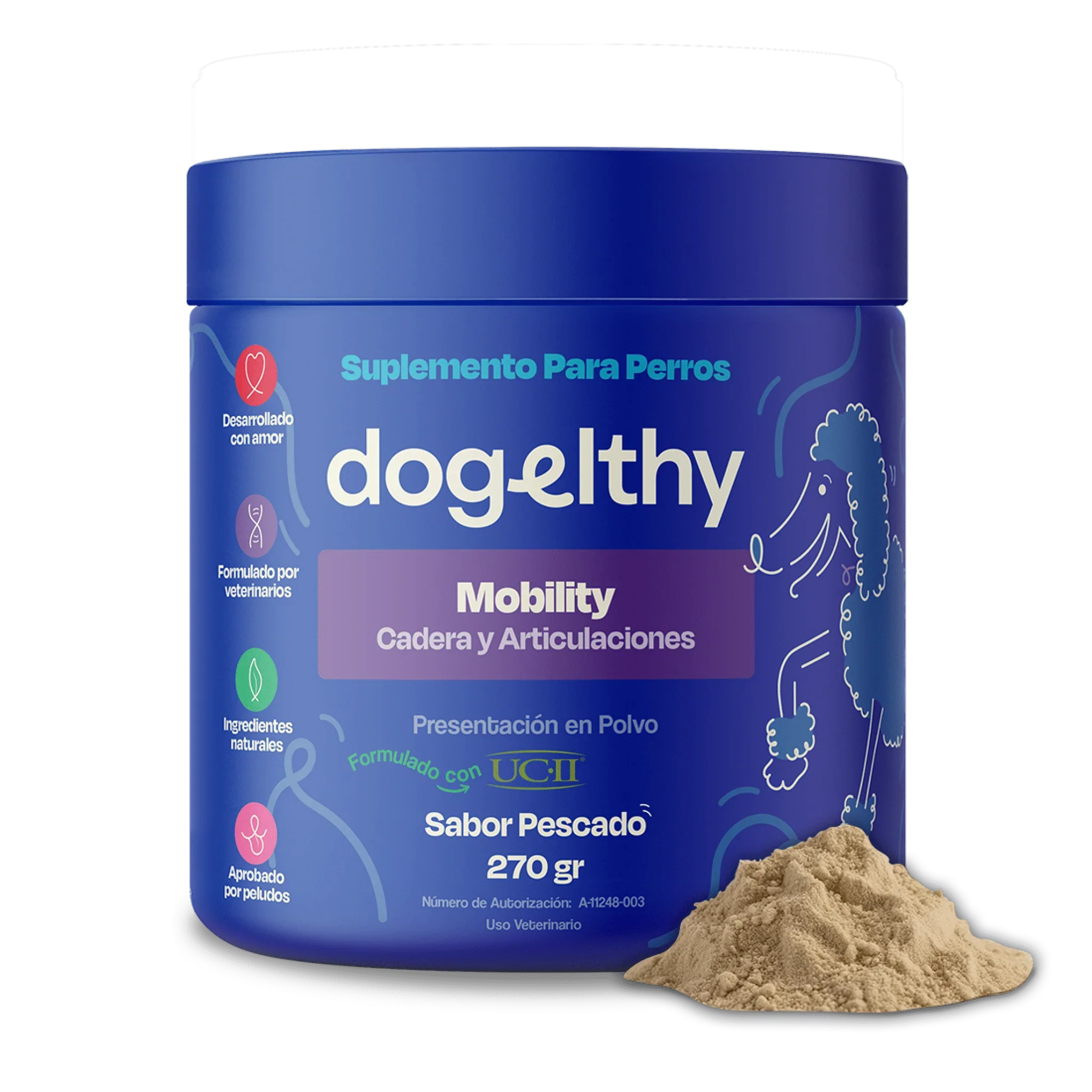 Dogelthy MOBILITY Sabor Pescado 270 gr ( Cadera y Articulaciones )