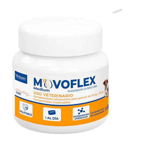 Movoflex M 30 Comprimidos Masticables ( Articulaciones ) perros 15 a 35 kg