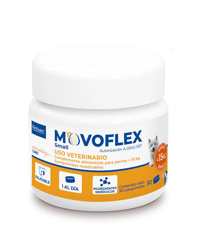 Movoflex S  30 Comprimidos Masticables ( Articulaciones ) perros hasta 15 kg