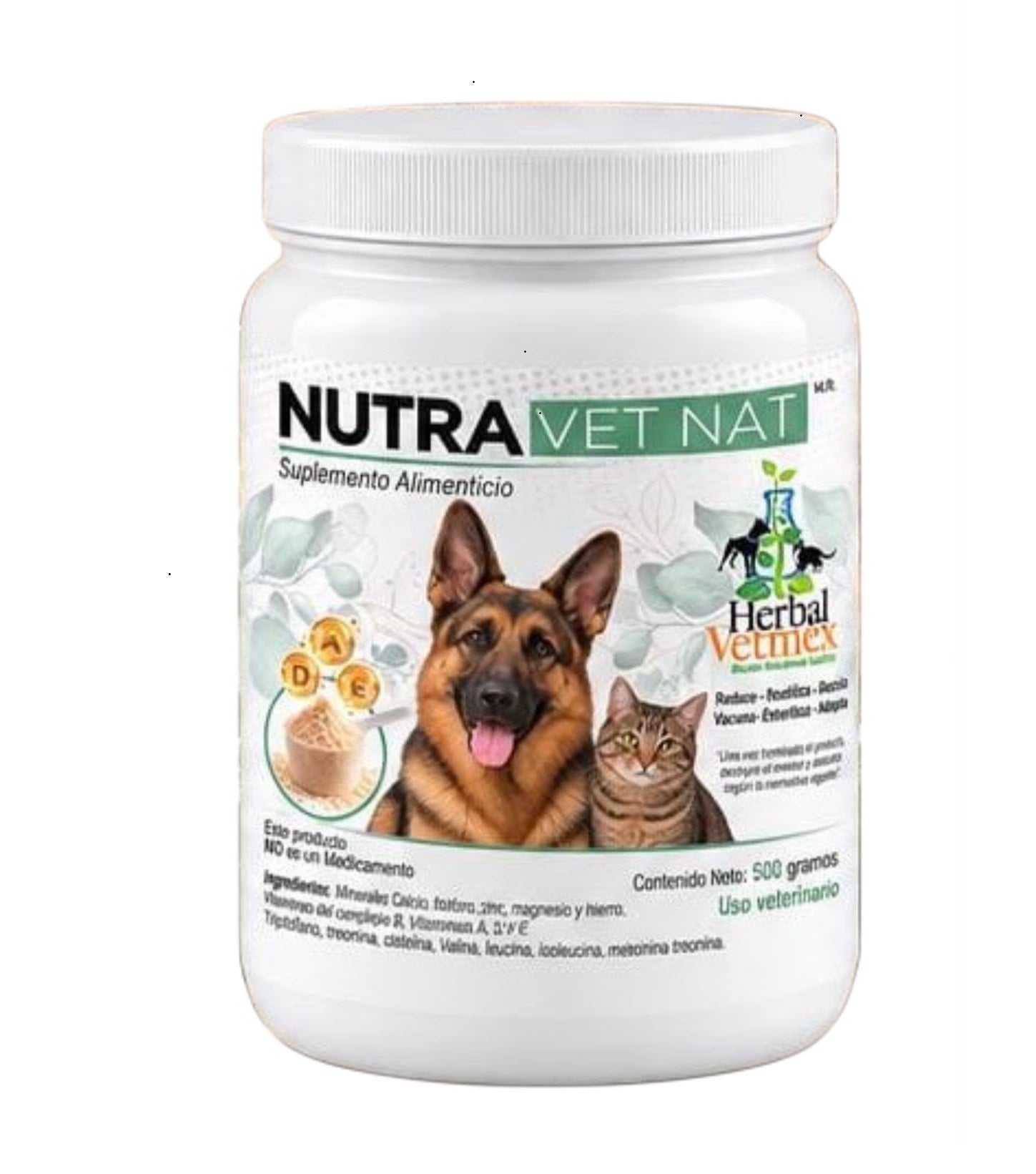Nutra VetNat 500 g  ( Alimento Hipernutricional  ) NutraVetNat