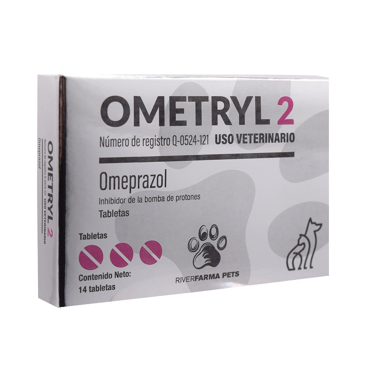 Ometryl 2 mg  14 Tabletas ( Omeprazol 2 mg )