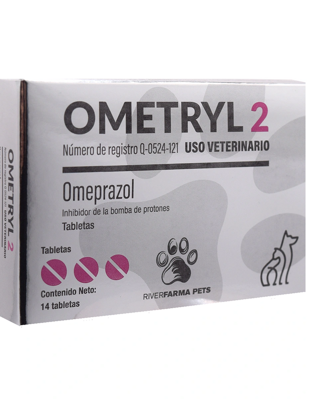 Ometryl 2 mg  14 Tabletas ( Omeprazol 2 mg )