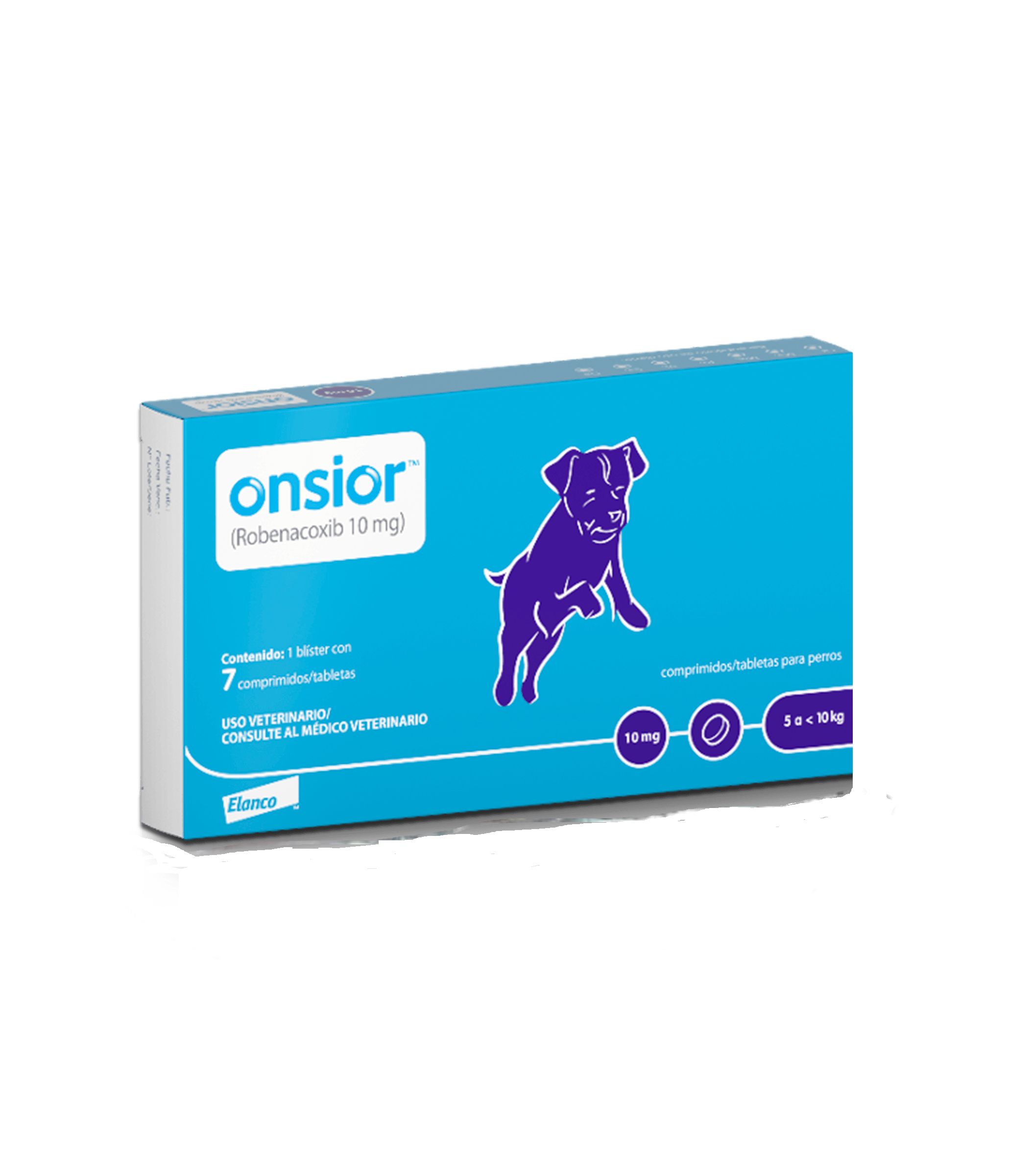 Onsior 10 mg  7 tabletas ( Robenacoxib ) antiinflamatorio