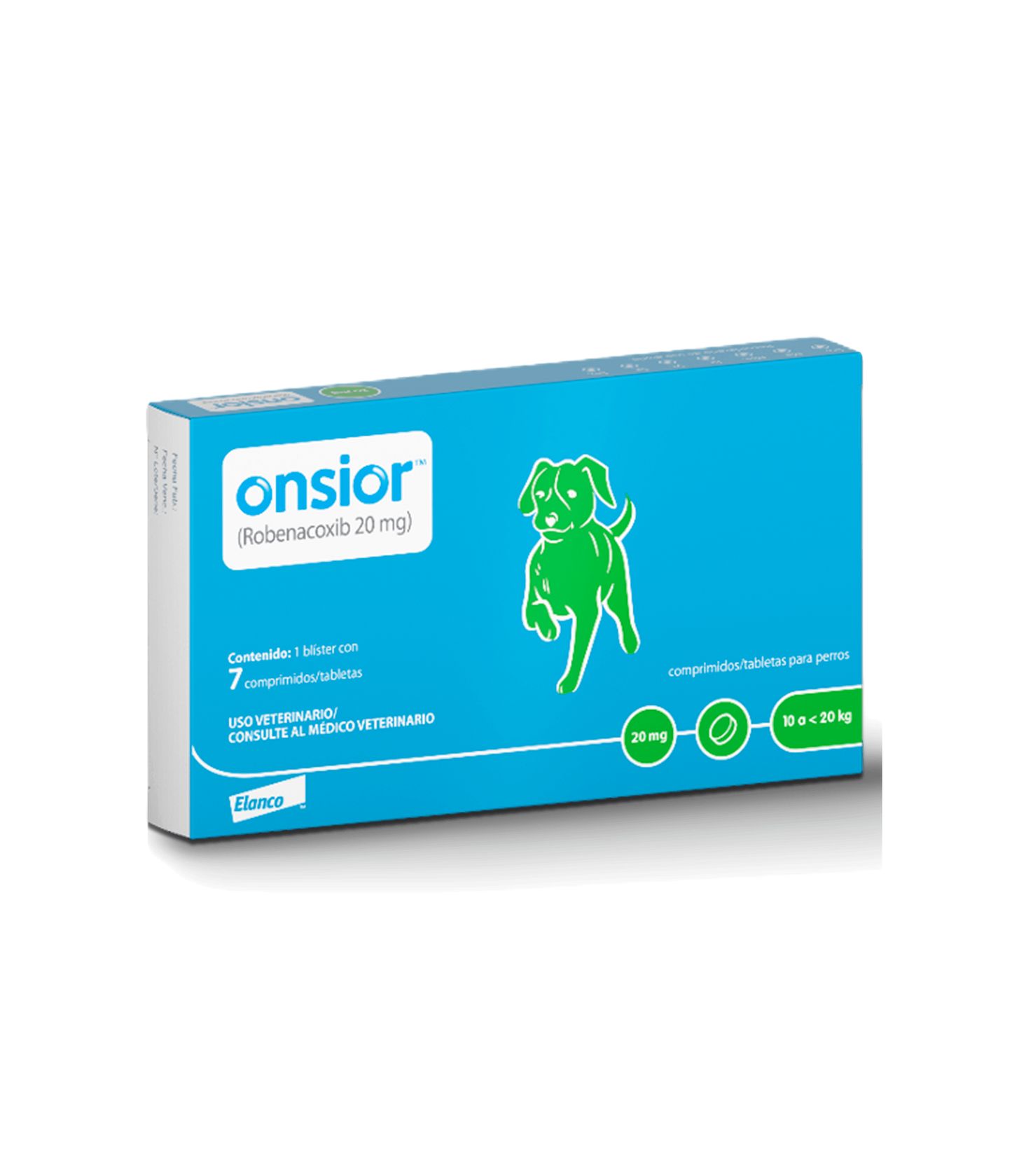 Onsior 20 mg 7 tabletas ( Robenacoxib ) antiinflamatorio