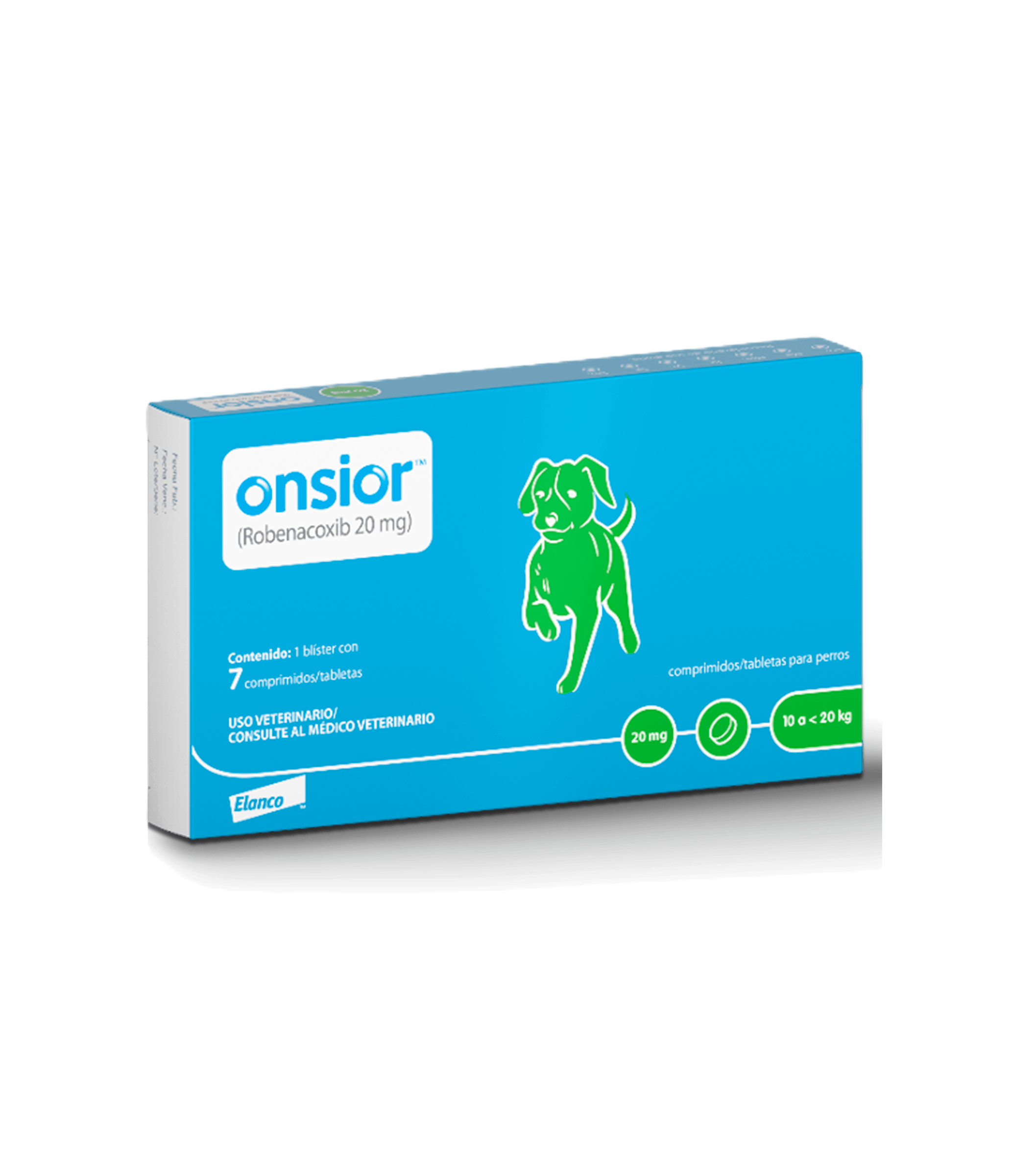 Onsior 20 mg 7 tabletas ( Robenacoxib ) antiinflamatorio