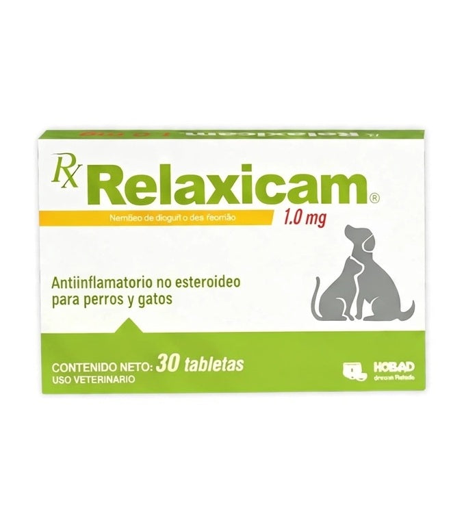 Relaxicam 1.0 mg 30 Tabletas