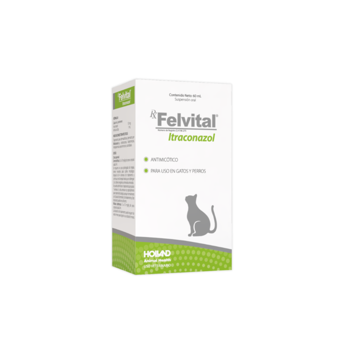 Felvital Itraconazol Suspensión Oral Gatos y Perros 60 mL