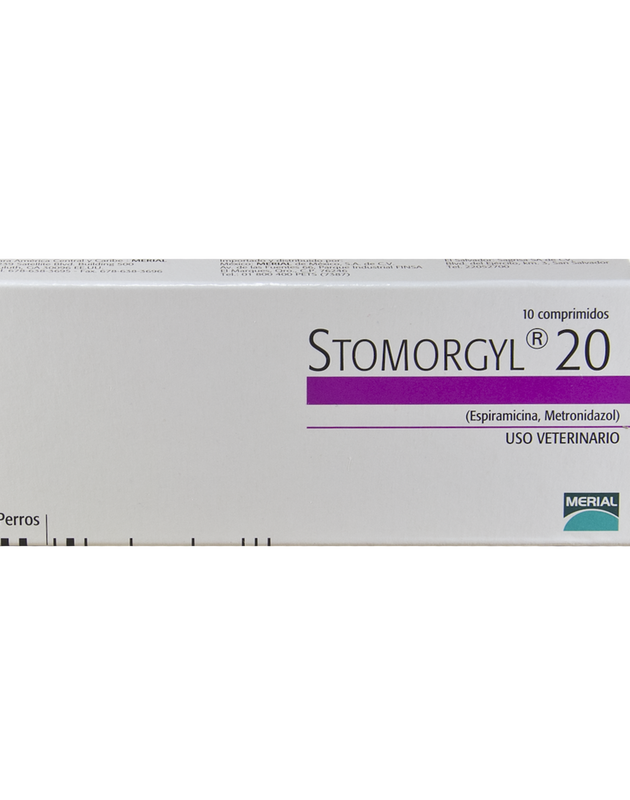 Stomorgyl 20 mg 10 tabletas DESCONTINUADO