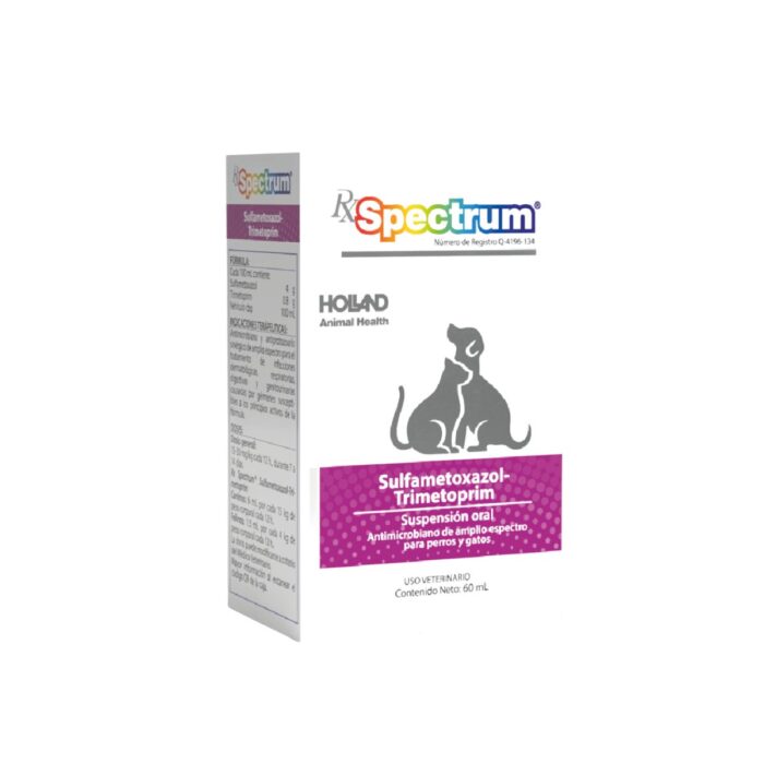Spectrum® Sulfametoxazol - Trimetoprim 4mg/0.8 mg Suspensión 60 ml