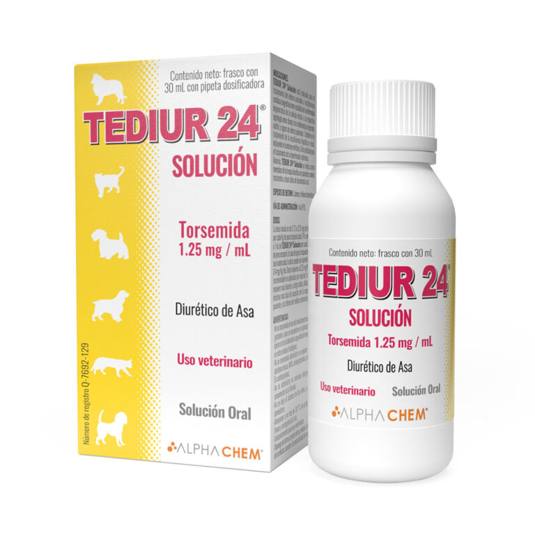 Tediur 24 Solución  ( Diurético - Torsemida ) TEMPORALMENTE AGOTADO