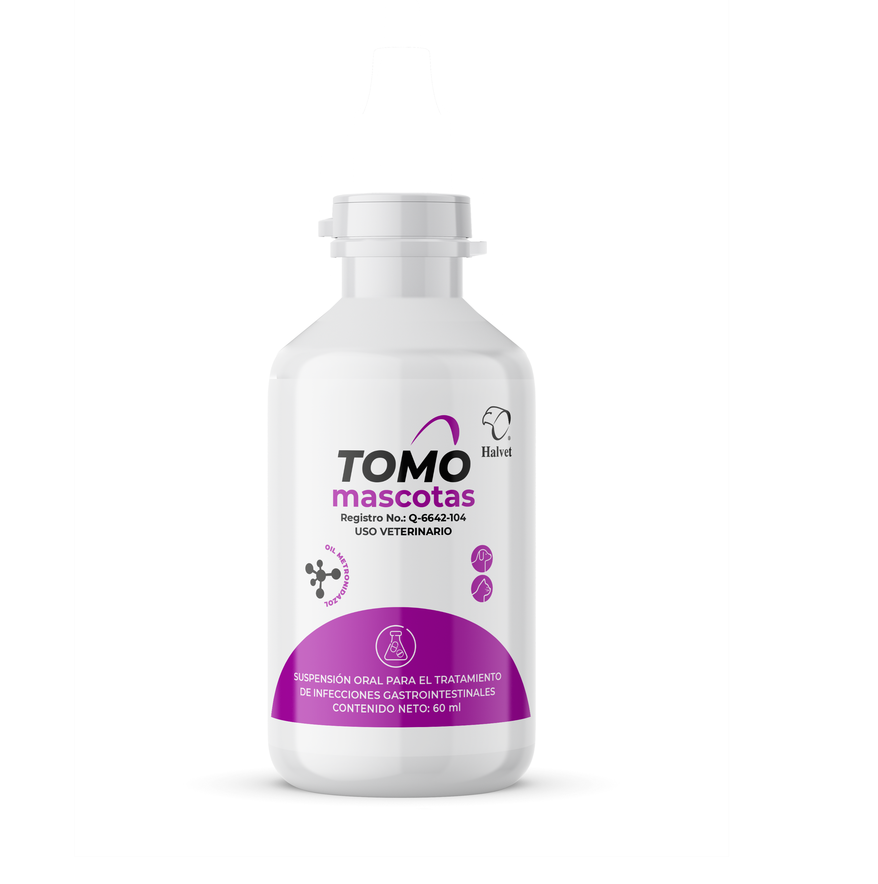 Tomo Mascotas Suspensión Oral 60 mL (antidiarréico)