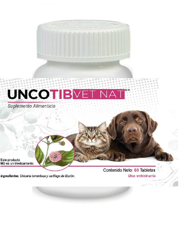 Uncotib VetNat 60 Tabletas (Suplemento Inmunoestimulante ) ANTES Cartirax VetNat