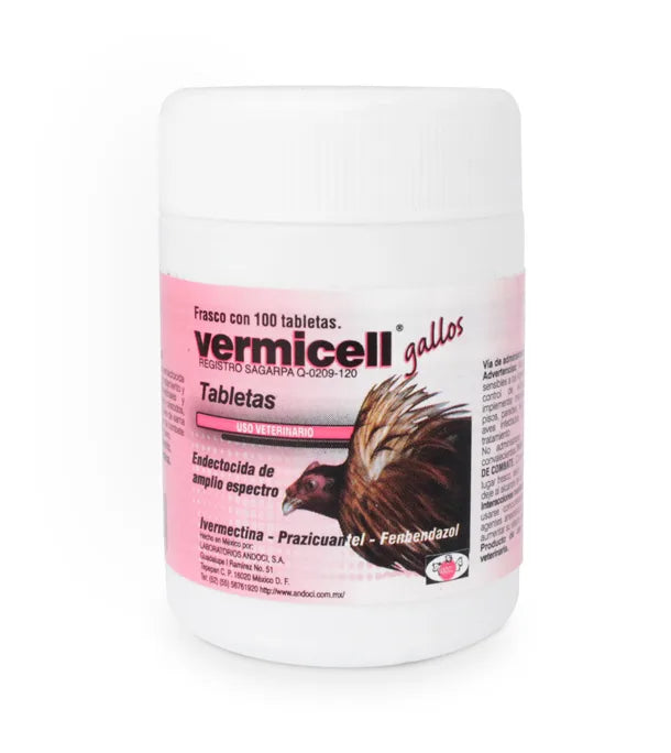 Vermicell Gallos 100 Tabletas