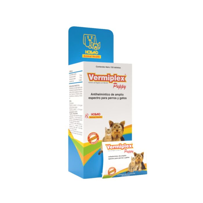 Vermiplex Puppy 5 kg Exhibidor con 150 Tabletas