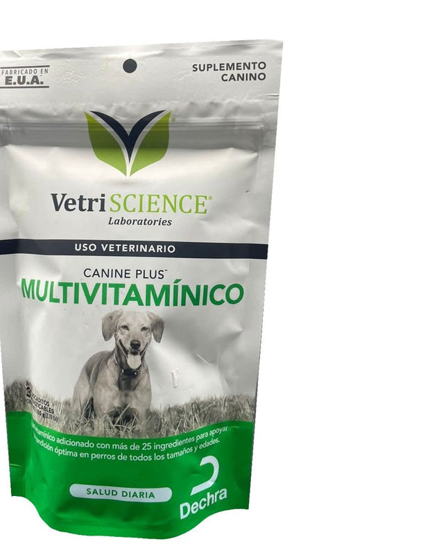 VetriSCIENCE Canine Plus Multivitamínico 30 Bocaditos Masticables AGOTADO
