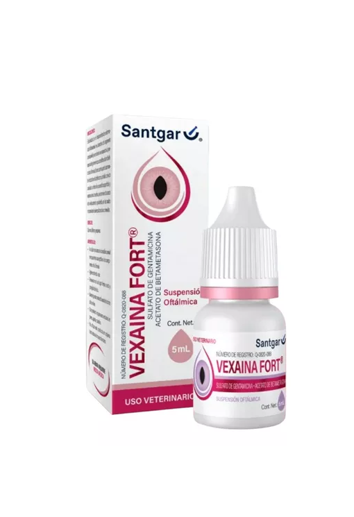 Vexaina Fort 5 mL   Solución Oftálmica ANTES Betagen Forte 5 mL SANTGAR