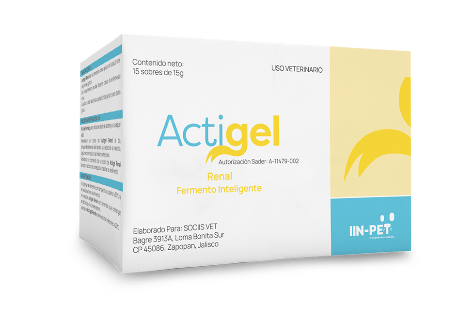 Actigel Renal 15 Sobres (Fermentos Inteligentes Prebióticos Probióticos Postibiótos)  REQUIERE TRANSPORTARSE EN FRÍO LLAME PARA COTIZAR ENVÍO