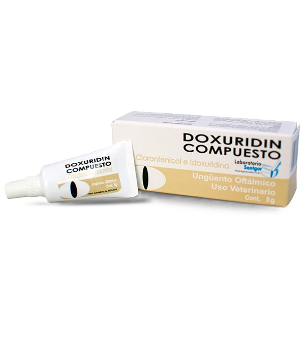 Doxuridin Compuesto 5 gr ungüen oftálmico SANTGAR ( Cloranfenicol Idoxuridina )