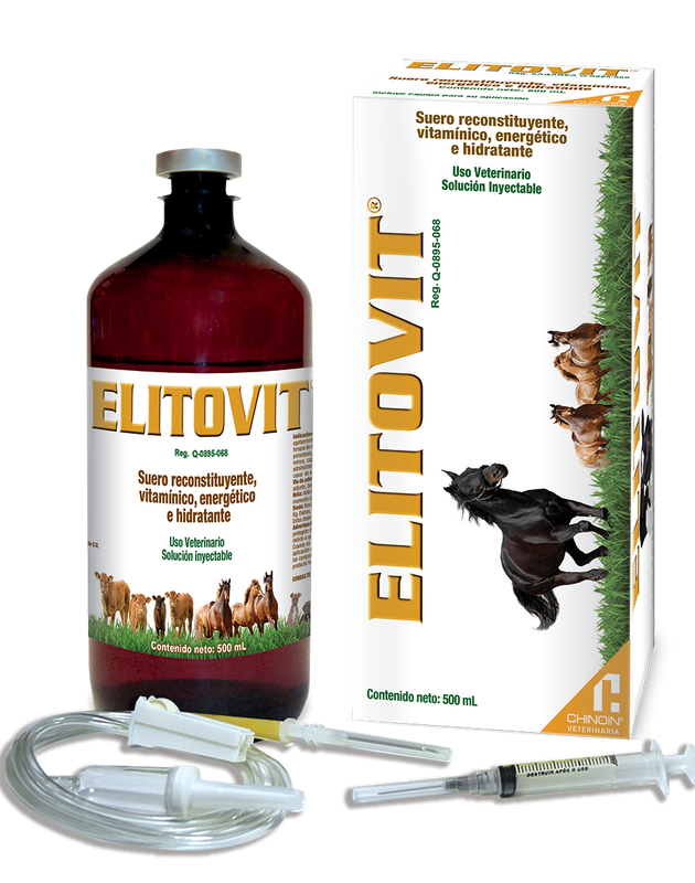 Elitovit Sirver Suero Inyectable 500 ml (Con equipo de aplicación) AGOTADO TEMPORALMENTE