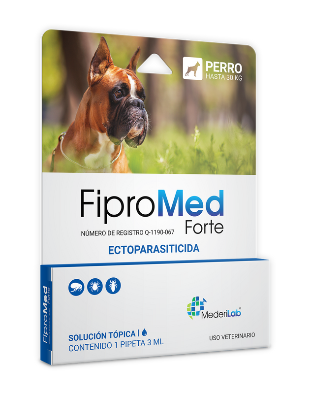 Fipromed Forte Perros 20 kg a 30 kg  (1 Pipeta 3.0 mL)