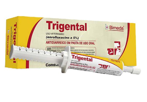 Trigental Jeringa 40 gr (Enrofloxacina)  4 Jeringas