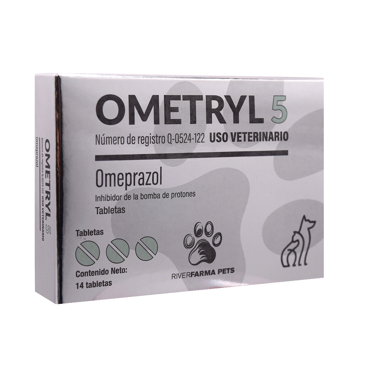 Ometryl 5 mg  14 Tabletas ( Omeprazol 5 mg )