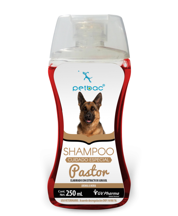 Shampoo Petbac Cuidado Especial PASTOR 400 mL