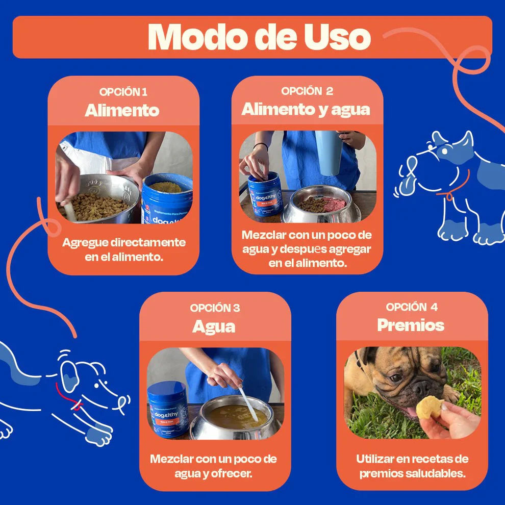 Dogelthy SKIN & COAT Sabor Pescado 270 gr ( Pelaje y Piel )