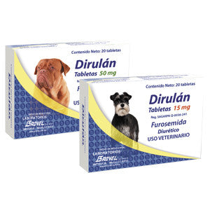 Dirulan Caja 20 tabletas 50 mg TEMPORALMENTE AGOTADO