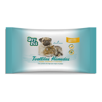Toallitas Humedas Limpiadoras para Perro y Gato  ( 40 pzas ) DESCONTINUADAS