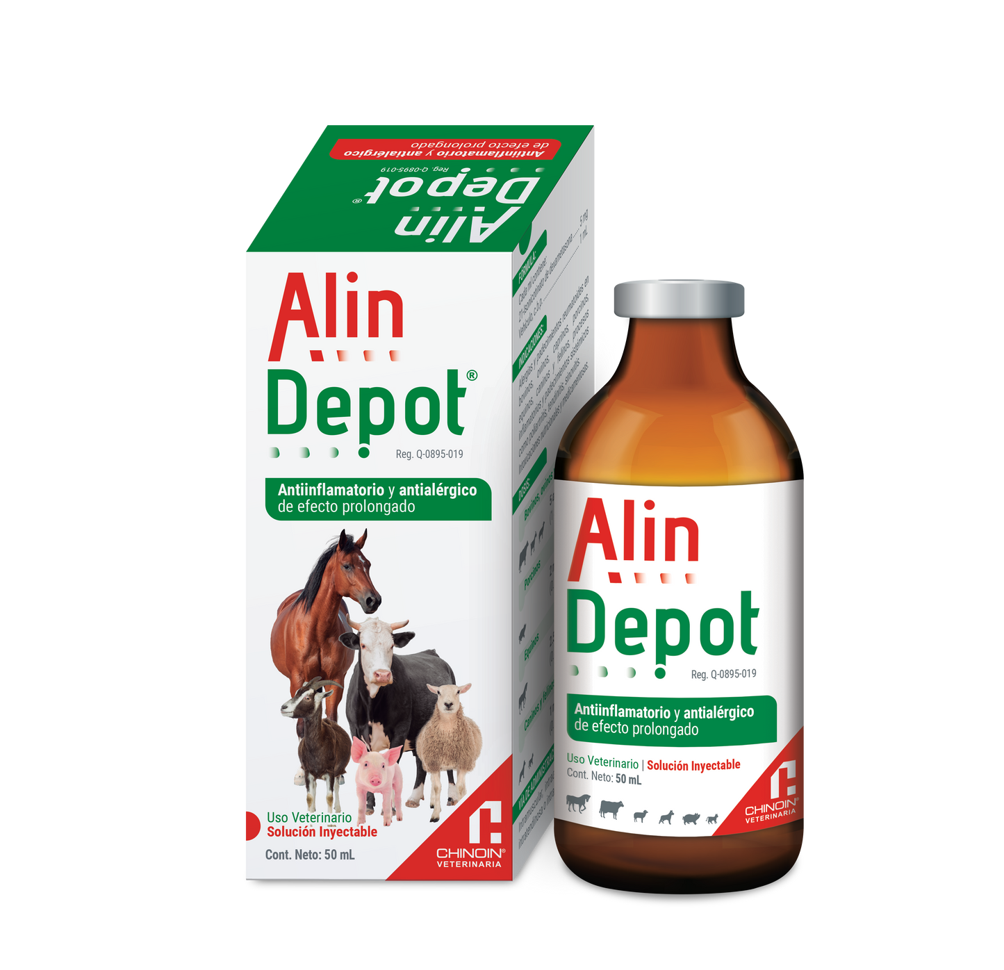 Alin Depot Inyectable Frasco ámpula con 50 ml