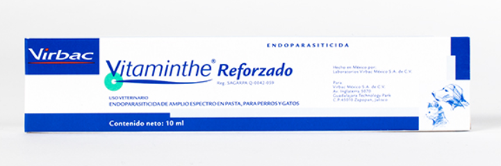 Vitaminthe Reforzado 10 mL ( antiparasitario ) TEMPORALMENTE AGOTADO
