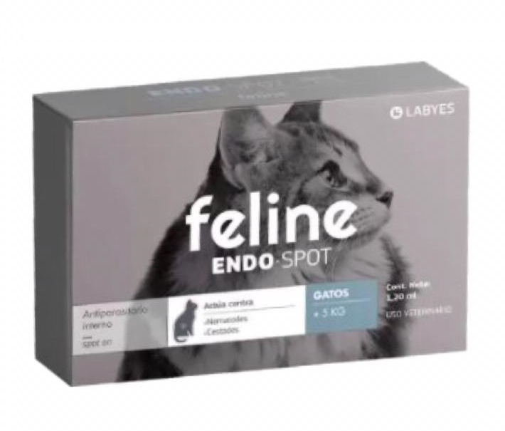 Feline Endospot más de 5 kg ( pipeta gatos ) TEMPORALMENTE AGOTADO