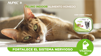 Nupec Felino Indoor 100 g  ( Alimento húmedo con carne y pollo )